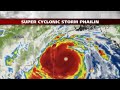 Super Cyclone : Category 5 Phailin with winds up to 155mph slams into India Coast (Oct 12, 2013)