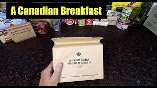 MUST SEE !!! MRE Review 2017 Canadian IMP Breakfast Patties