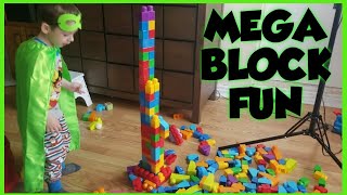 250 Mega Block Tower Build And Create