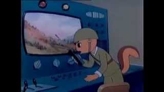 Ultra-Violent Scene From Childrens Cartoon Squirrel And Hedgehog.