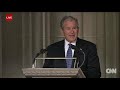 George W. Bush cries delivering eulogy for his father, George H.W. Bush (Full Eulogy)