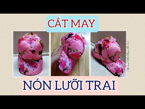 CẮT MAY NÓN LƯỠI TRAI | NÓN BÉ TRAI Cắt may Mẹ Bống Số 102