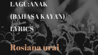 Anak-Rosiana Uraibahasa Kayan