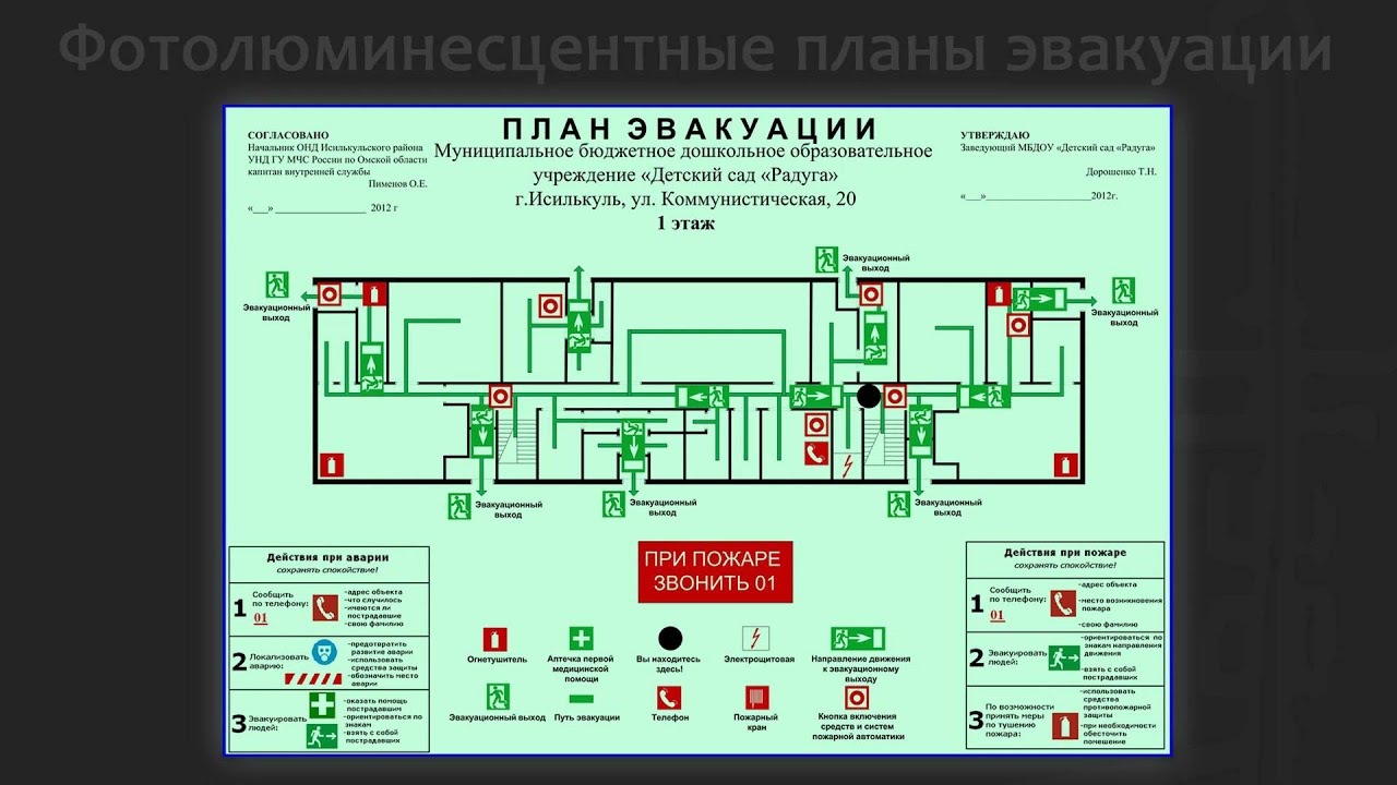 Схемы эвакуации фотолюминесцентные Схемы эвакуации фотолюминесцентные