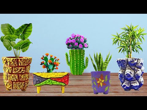 Reciclagem🥰DIY e Artesanato️🌹Decoração Linda e Barata♻️como fazer vaso de garrafa pet simple Reciclagem🥰DIY e Artesanato️🌹Decoração Linda e Barata♻️como fazer vaso de garrafa pet simple