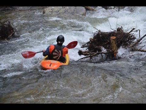 Kayaking on the West Fork of the Tuckasegee River in North Carolina