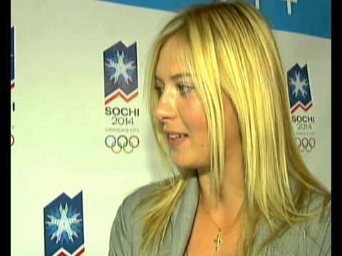 マリア シャラポワ interview backing Russia holding the オリンピック