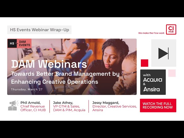 Watch 'HS Events Webinar': Towards Better Brand Management by Enhancing Creative Operations on YouTube.