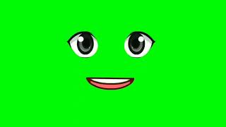 Face Mouth Eyes Green Screen Green Screen Cartoon Character Mouth Green Screen