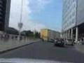 Police chasing biker in Prague and CRASH Video
