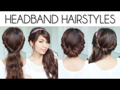 â¥ Easy Everyday Headband Hairstyles for Short and Long Hair Tutorial - YouTube