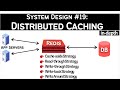 19. System Design: Distributed Cache and Caching Strategies | Cache-Aside, Write-Through, Write-Back