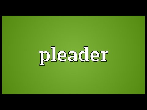 Header of pleader
