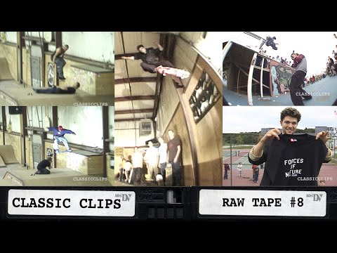 Raw Skateboarding Mini DV Tape #8 Classic Clips Element Forces Of Nature Tour 2000 with Bam Margera