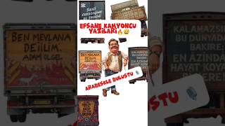 Kamyoncu Yazıları Arabeskle Buluştu