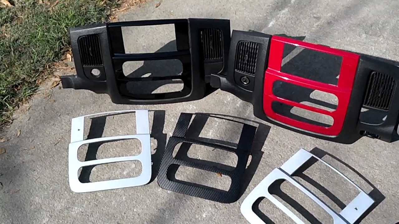 7 dodge ram custom double DIN bezels shipping out today - YouTube
