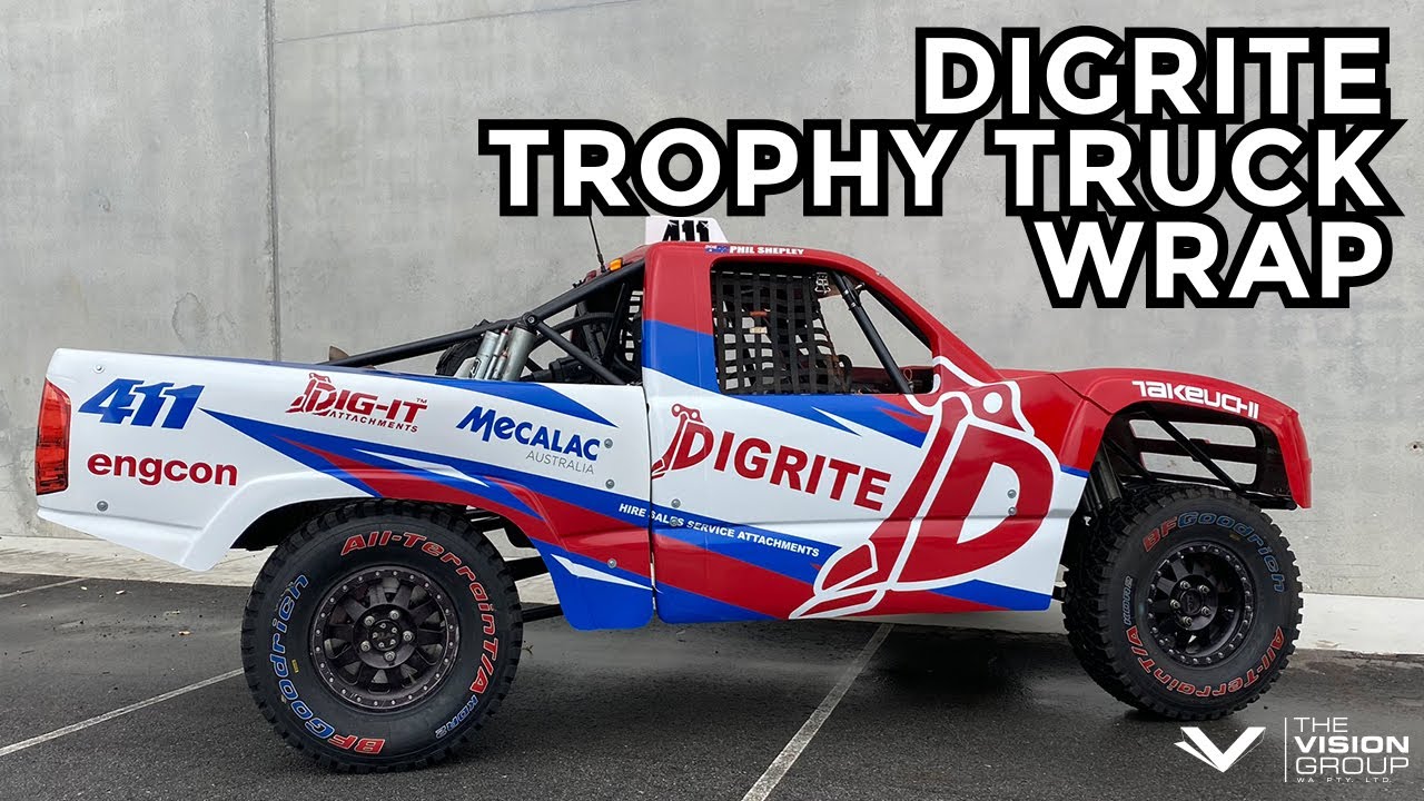 Digrite Trophy Truck Wrap