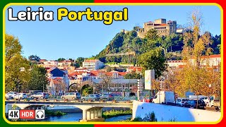 Visite À Pied De Leiria Portugal - Décembre 2023 - 4K Hdr
