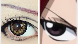 Erza Scarlet | Tutorial : Anime Eye Makeup 65