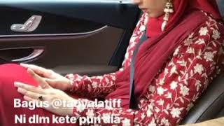 Fathia Latiff Solat Dalam Kereta