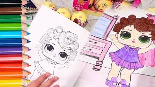 Speed Coloring LOL Surprise ! Toys and Dolls Fun for Kids Opening LOL Surprise Blind Bags | SWTAD