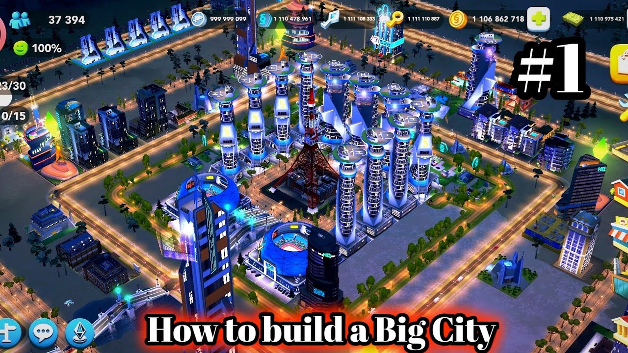 How to Build A Big City Part1| walkthrough | SimCity How to Build A Big City Part1| walkthrough | SimCity
