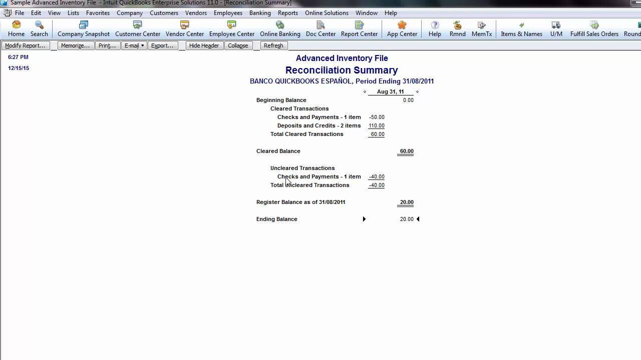 conciliacion bancaria