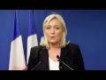 Déclaration de Marine Le Pen suite aux attentats de Charlie Hebdo