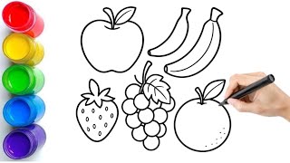 How To Draw An Apple Easy Apple Drawing For Kids Step By Step