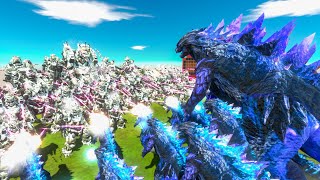 Supper Evolution Of Godzilla New Empire Vs Supper Evolution Of Gofzilla Mecha Boss - Arbs