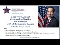 WDC Annual Meeting 2021, Elections & Special Guest, Jamie Raskin