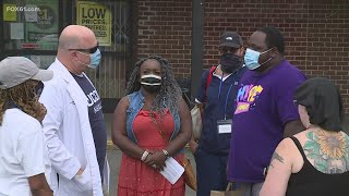 Bringing Education And Vaccinations Door-To-Door In Hartford