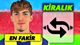 Almanyanin En Faki̇r Takimi Rebuild Ama Sadece Ki̇ralik Li̇stesi̇ Transferlerle
