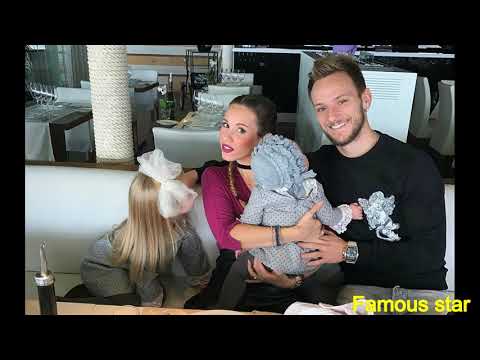 football player Ivan Rakitić His wife Raquel Mauri and Kids