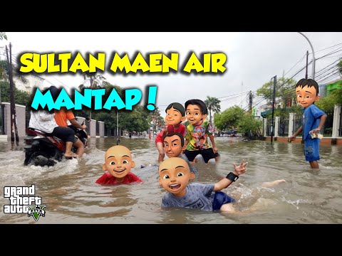 Sultan Upin Ipin dan teman teman MAEN AIR - GTA V Upin Ipin Episode Spesial 115