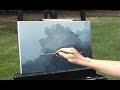 Big Puffy Clouds time lapse speed painting in acrylic by Tim Gagnon http://www.timgagnon.com