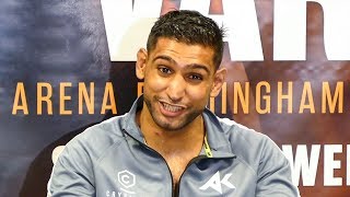 Amir Khan VICTORIOUS | Post Fight Press Conference vs Samuel Vargas - Boxing Match