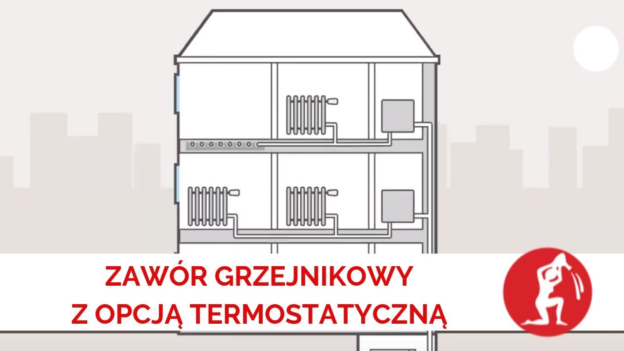 Zawór grzejnikowy serii DB z opcją termostatyczną