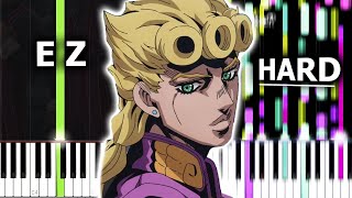 GIORNO'S THEME, but it gets from Easy to IMPOSSIBLE