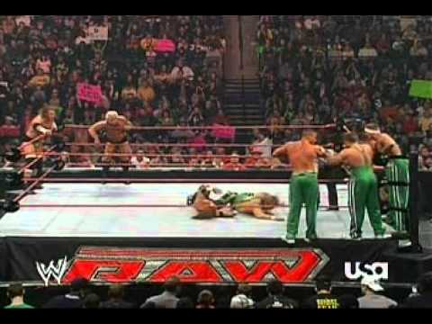 Saturday Night Main Event 2006 - DX vs Spirit Squad - YouTube