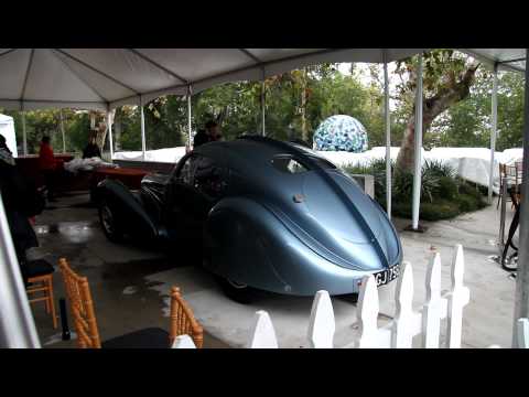  38MIL Bugatti Type 57SC Atlantic Coupe starting up