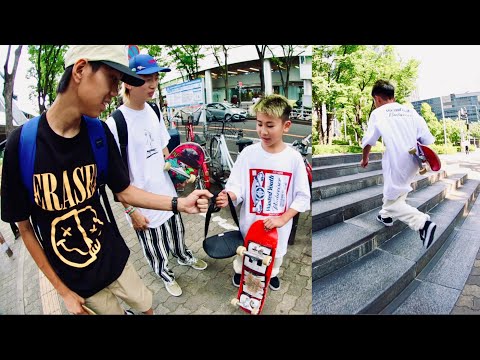 DAY WITH A 10 YEAR OLD JAPANESE SKATER