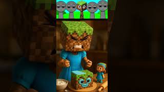 Sprunki Incredibox Oc Minecraft Steve Making Cake In Angry Mood