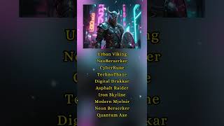 Viking Warrior Nicknames For Valheim Players