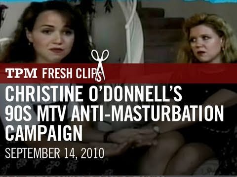 Christine O'Donnell's 90's MTV Anti-Masturbation Campaign