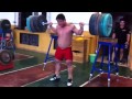 Chinese weightlifter 200kg back squat x 13 reps @ 17 years old