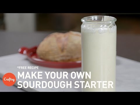 VIDEO : sourdough starter recipe (no yeast!) | full process & tutorial with zoë françois - your very own sourdough starter is the start of something delicious, whether it's a fun science experiment or a labor of artisanal love! ...