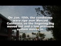 Punch-Hole Clouds over Merced California (Jan. 10th, 2011).