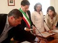 video giuramento sagristani