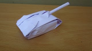 How to Make a Paper Tank - Easy Tutorials